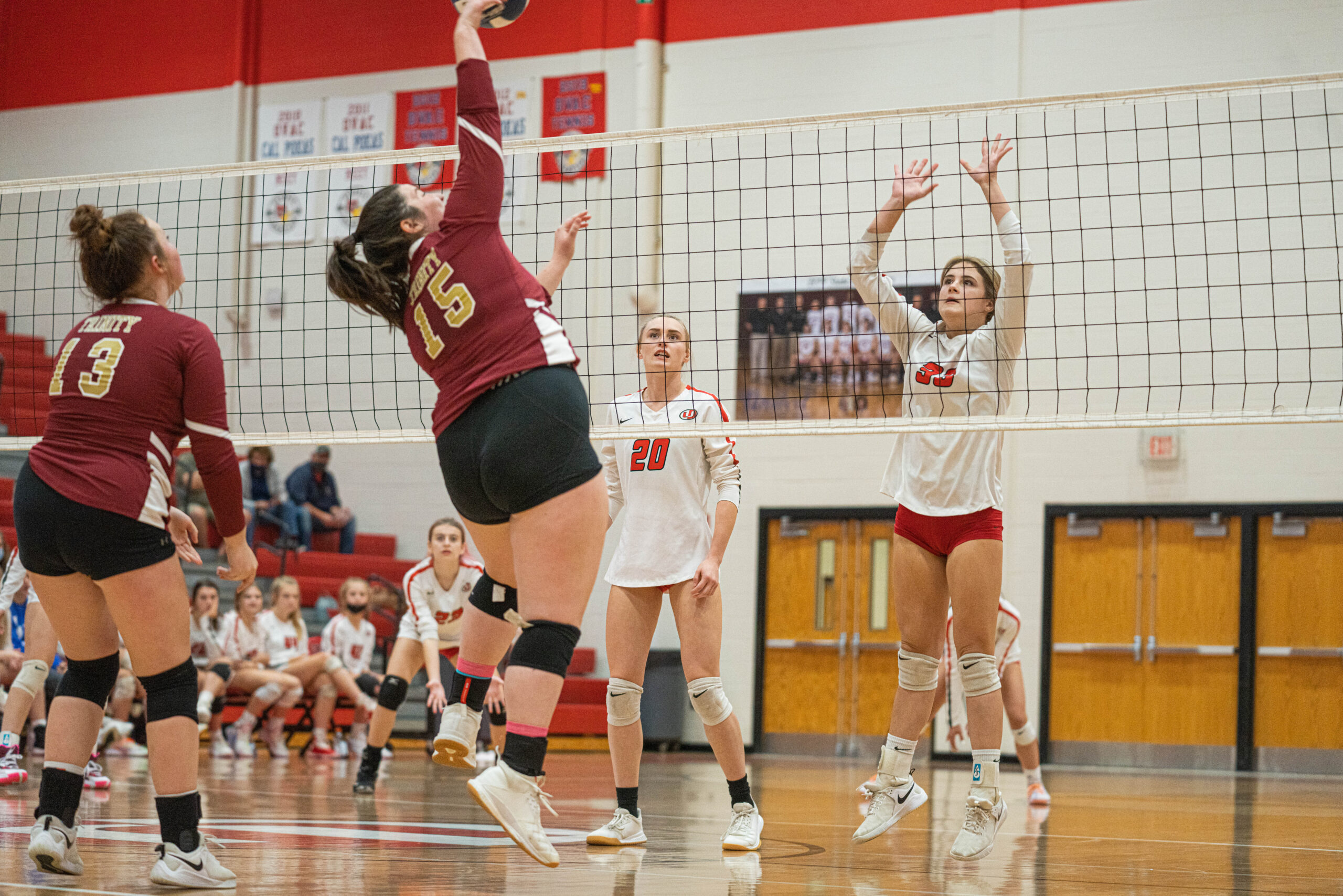 Preston, Trinity, University volleyball teams each take positives out of tri